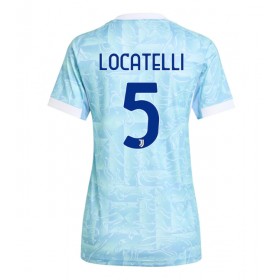 Dámské fotbalový oblečení Juventus Manuel Locatelli #5 Venkovní košile 2025-26 Krátkým Rukávem